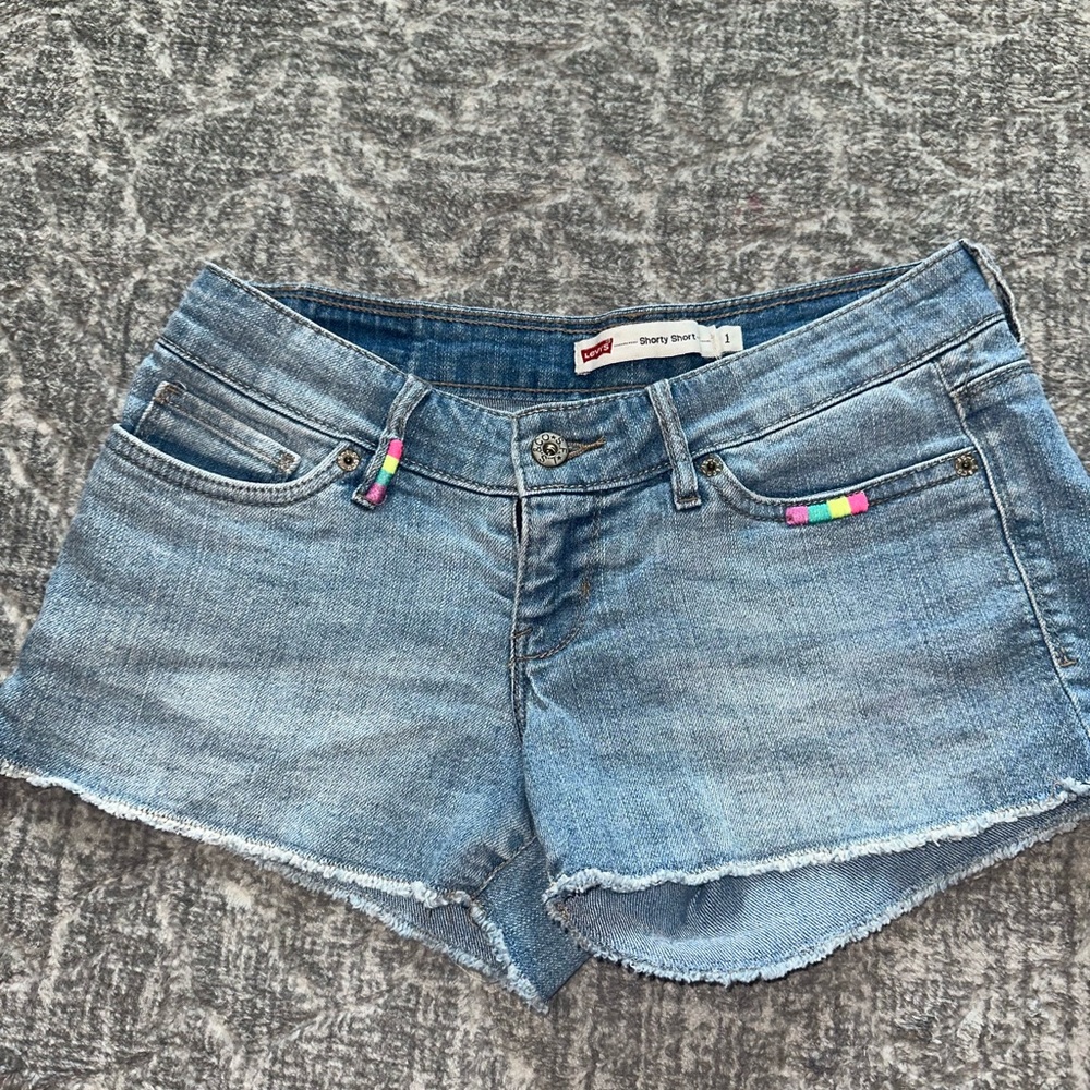 Women’s Levi’s Denim Shorty Shorts